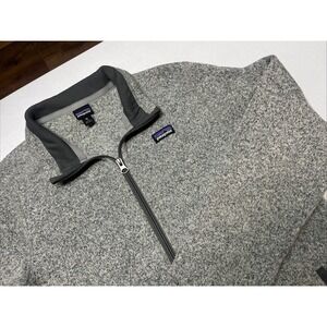 Patagonia Better Sweater Fleece Full Zip Jacket Kids XL 14 Heathered Gray